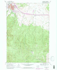 Spearfish 1961 topographic map thumbnail