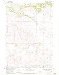 Spring Creek 1969 topographic map thumbnail