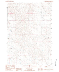 Standing Butte SW 1983 topographic map thumbnail