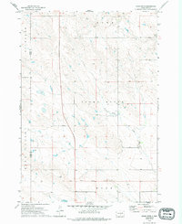 Stony Butte 1972 topographic map thumbnail