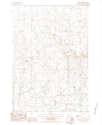 Sunrise Butte 1983 topographic map thumbnail