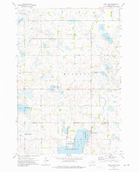Swan Lake 1973 topographic map thumbnail