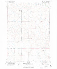 Table Top Butte 1977 topographic map thumbnail