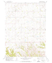 Tabor NE 1978 topographic map thumbnail