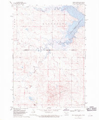 Tepee Buttes 1968 topographic map thumbnail