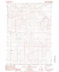 Thompson Lake 1983 topographic map thumbnail