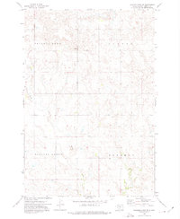 Thunder Hawk SE 1972 topographic map thumbnail