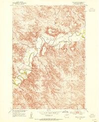 Trail City SW 1952 topographic map thumbnail