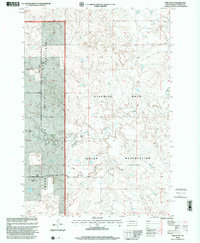 Twin Butte 1998 topographic map thumbnail