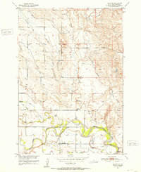 Vale NE 1951 topographic map thumbnail