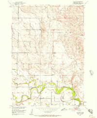 Vale NE 1951 topographic map thumbnail