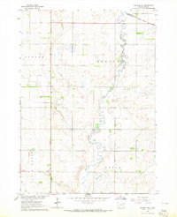 Wagner NE 1964 topographic map thumbnail