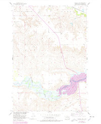 Wakpala NW 1956 topographic map thumbnail