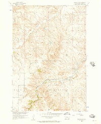 Wakpala SW 1956 topographic map thumbnail
