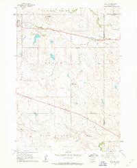 Wall NE 1961 topographic map preview
