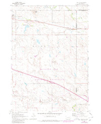 Wall NE 1961 topographic map thumbnail