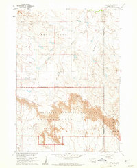 Wall SE 1960 topographic map thumbnail