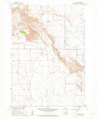 Wall SW 1960 topographic map thumbnail