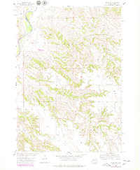 Wasta NE 1954 topographic map thumbnail
