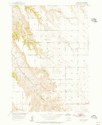 Wasta SE 1954 topographic map thumbnail