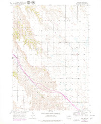 Wasta SE 1954 topographic map thumbnail