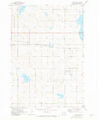 Waubay SW 1970 topographic map thumbnail
