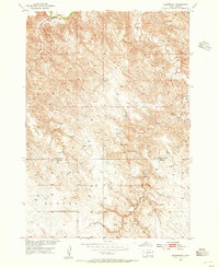 Wendte NE 1953 topographic map thumbnail