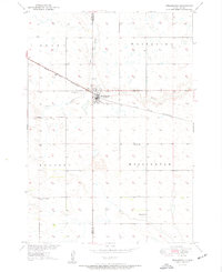 Wessington 1950 topographic map thumbnail
