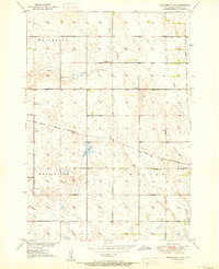 Wessington NE 1950 topographic map thumbnail