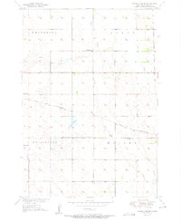 Wessington NE 1950 topographic map thumbnail