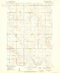 Wessington SE 1951 topographic map thumbnail