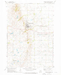 Wessington Springs 1973 topographic map thumbnail