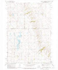 Wessington Springs NW 1973 topographic map thumbnail