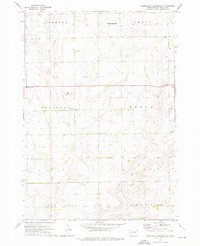 Wessington Springs SW 1973 topographic map thumbnail