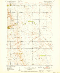 Wessington SW 1951 topographic map thumbnail