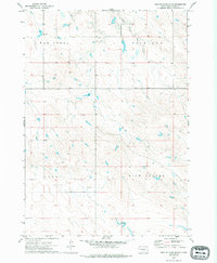 West of Stony Butte 1972 topographic map preview