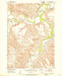 Westover 1951 topographic map thumbnail