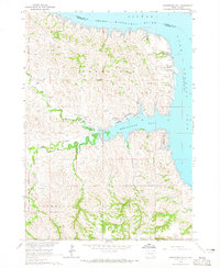 Whetstone Bay 1964 topographic map thumbnail