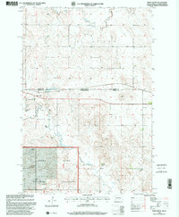 White Butte 1998 topographic map thumbnail