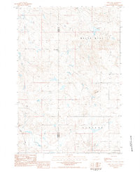 White Hill 1983 topographic map preview