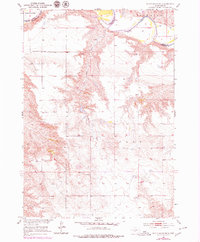 White River NE 1951 topographic map preview