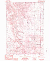 Whiteman Ranch 1982 topographic map thumbnail