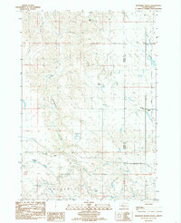 Whiteman Ranch 1984 topographic map thumbnail