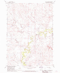 Willow Creek 1967 topographic map thumbnail