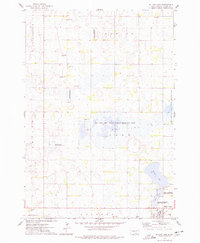 Willow Lake 1973 topographic map thumbnail