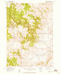 Wind Cave 1957 topographic map thumbnail
