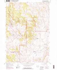 Wind Cave 1957 topographic map thumbnail
