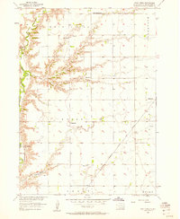 Wolf Creek 1957 topographic map thumbnail