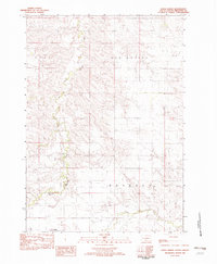 Wood North 1982 topographic map thumbnail
