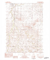 Wood South 1982 topographic map thumbnail